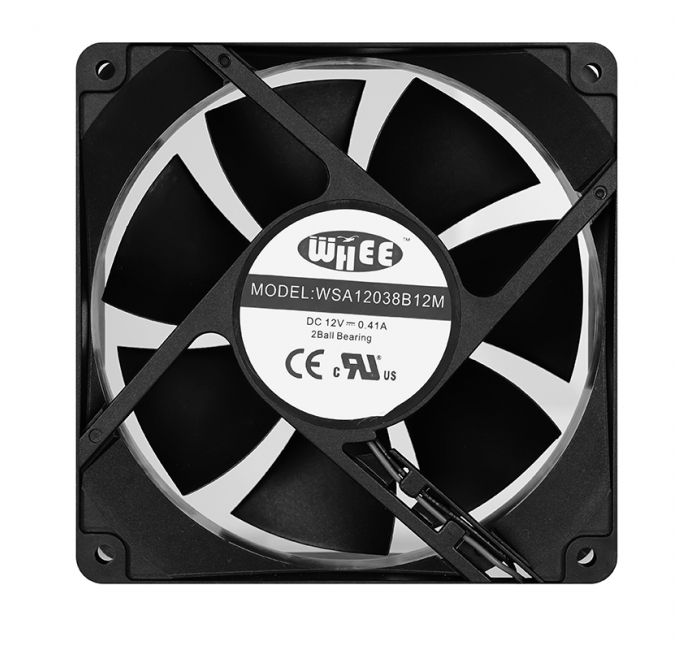120mm DC Axial Fan 12v 24v High Speed 120x120x38 DC Industry Axial Flow Cooling Fans 1238 OEM ODM