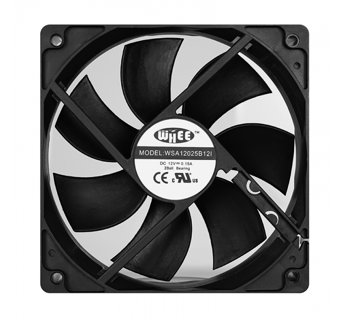 High Quality 12025 120mm Silent DC Cooling Fan 12v 24v High Speed for Computer Use ROHS Certified