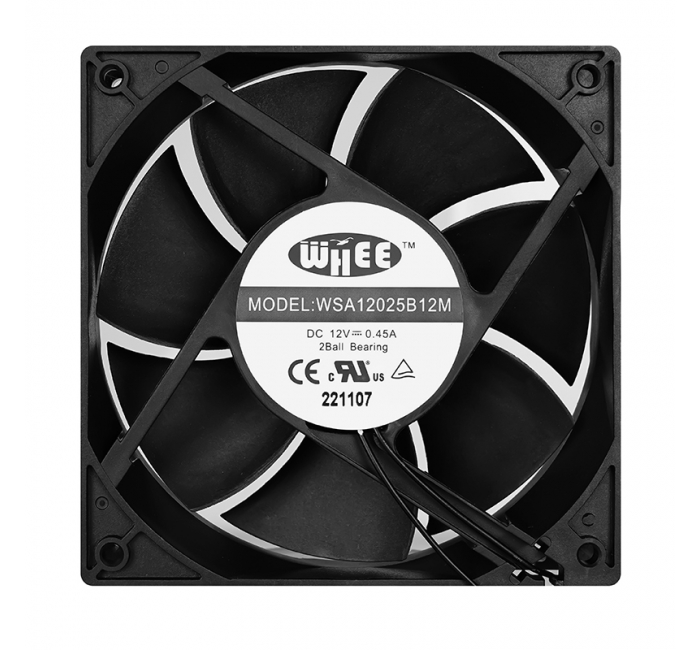 Manufacturer Supply High Speed 120x120x25 DC Axial Cooling Ventilation Fan 12V 24V Electric Power Source Computer Axial Fans
