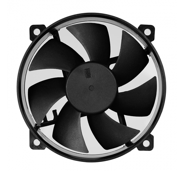 9225 Axial Flow round Frame Fan 92x92x25mm 12V/24V DC Plastic Blade OEM Supported for Manufacturing Plant Ventilators Machine