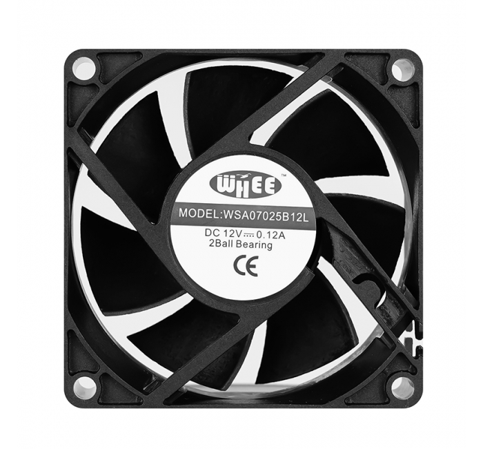 70mm DC Axial Flow Industrial Fan Low Noise High Speed 12v/24v Cooling Mounting Electric Power Source OEM Customizable