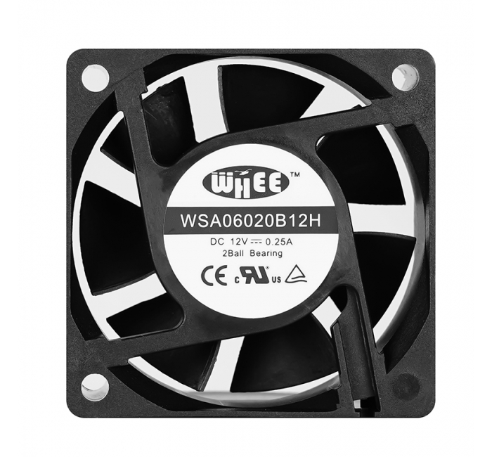 High-Speed 60mm Mini Electric DC Axial Fan 5V/12V Quiet 60x60x20mm Cooling Fan with Hydraulic Bearing Industries OEM Supported
