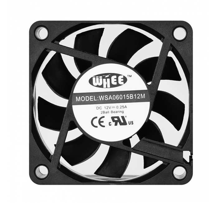60mm DC Axial Air Flow Cooling Fan with Ball Bearing Hydraulic Bearing Low Noise Mini 60x60x15 Exhaust Fan Electric OEM